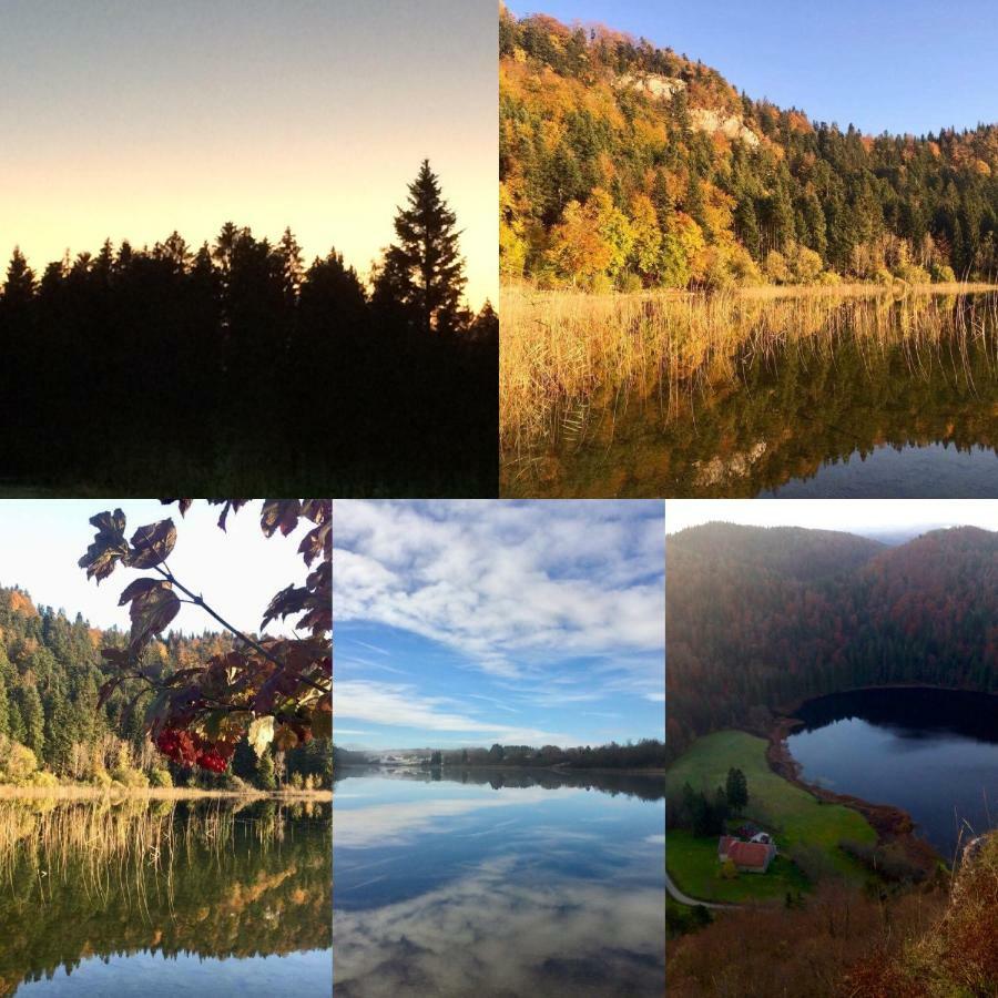 Gite Des Lacs Jumeaux แคลวูซ์-เลส์-ลาคส์ ภายนอก รูปภาพ